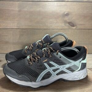 asics gel sonoma 5 womens size 8.5 shoes black athletic trail running sneakers